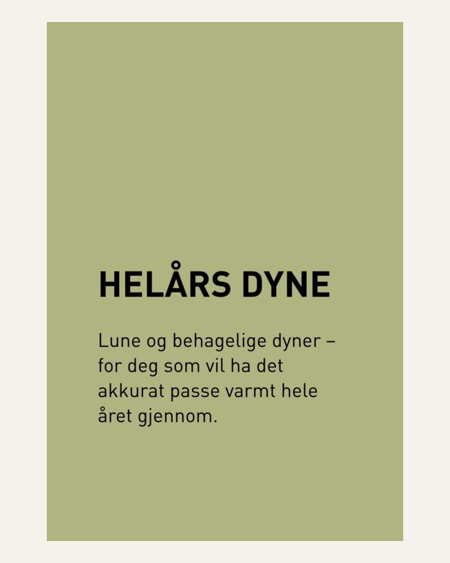 Helårs dundyne hvit - 140x220 cm hvit - 1