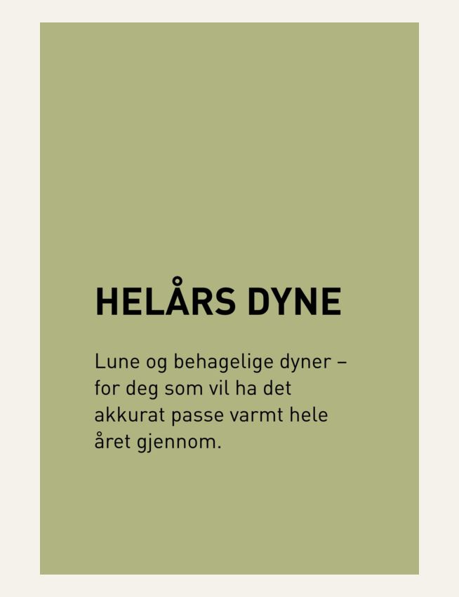 Helårs dundyne hvit - 8