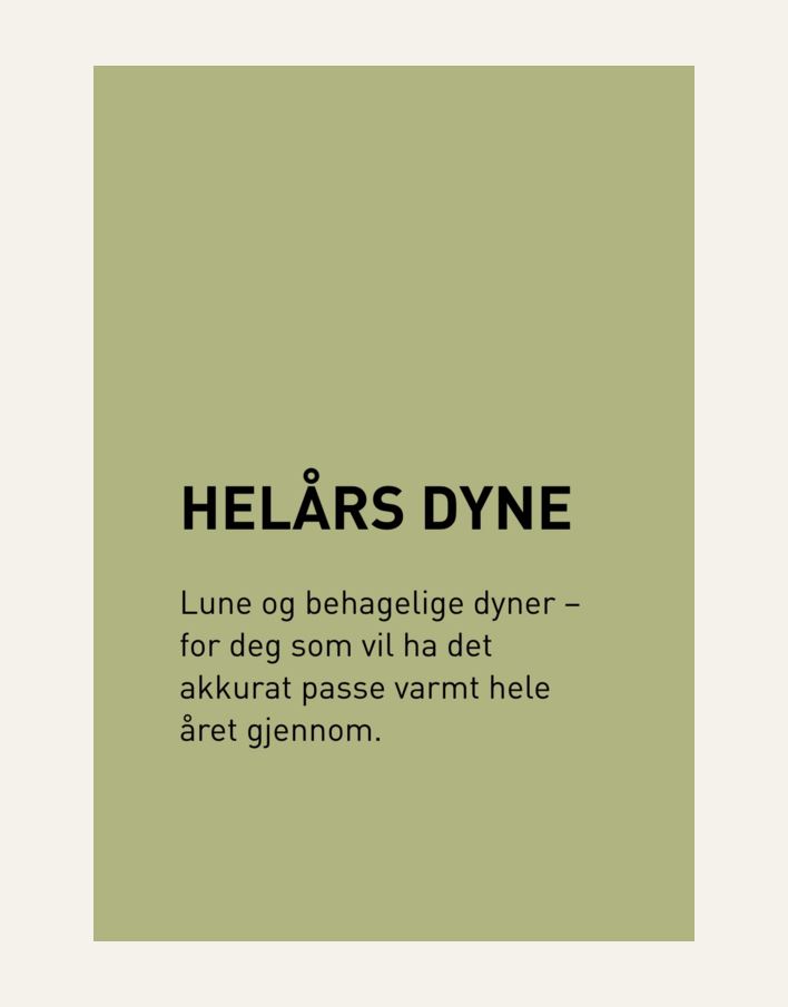 Helårs dundyne hvit - 3