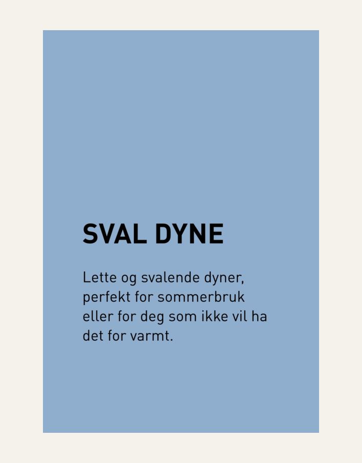 Sommerdundyne hvit - 2