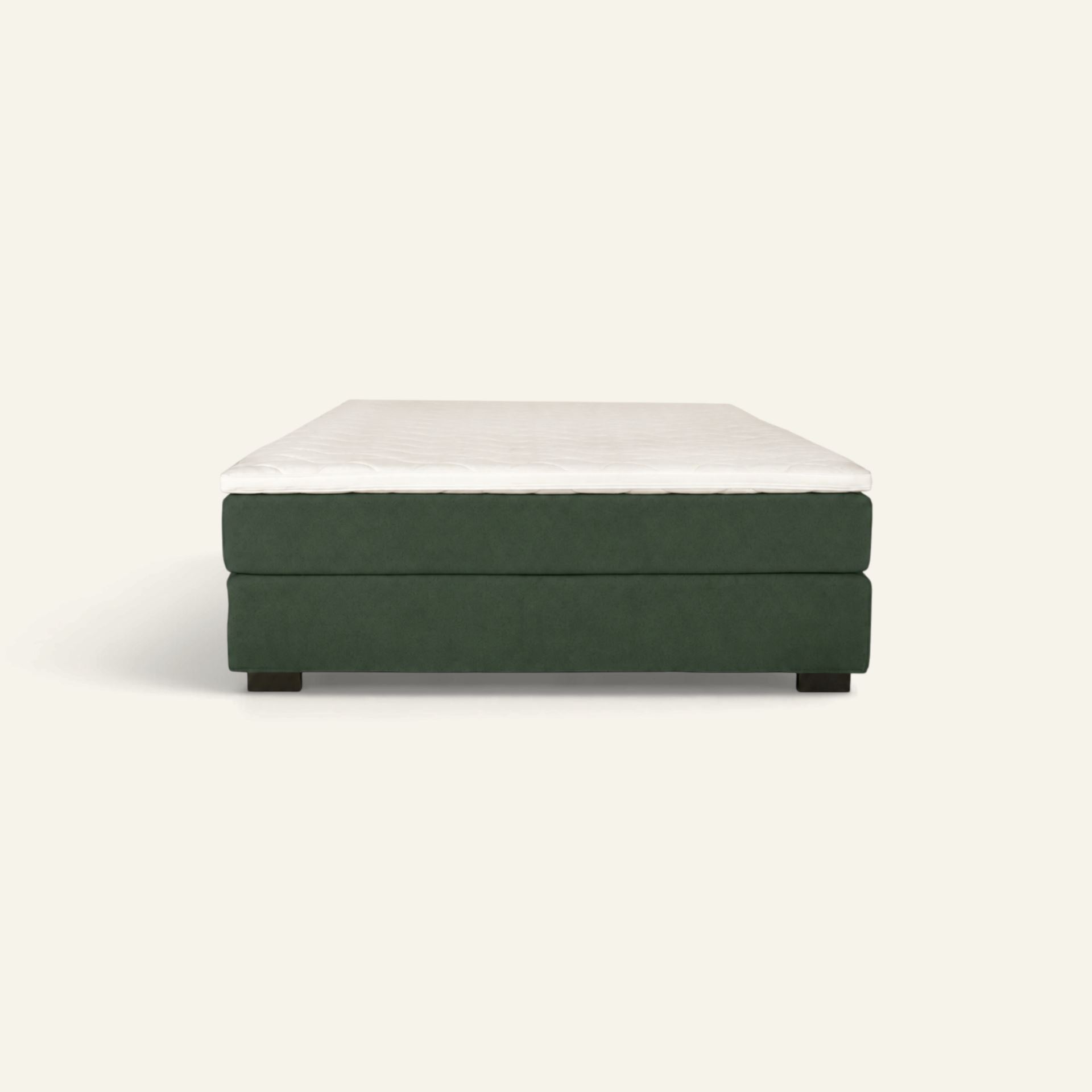Kontinentalseng medium olivengrønn - 180x200 cm olivengrønn - 1