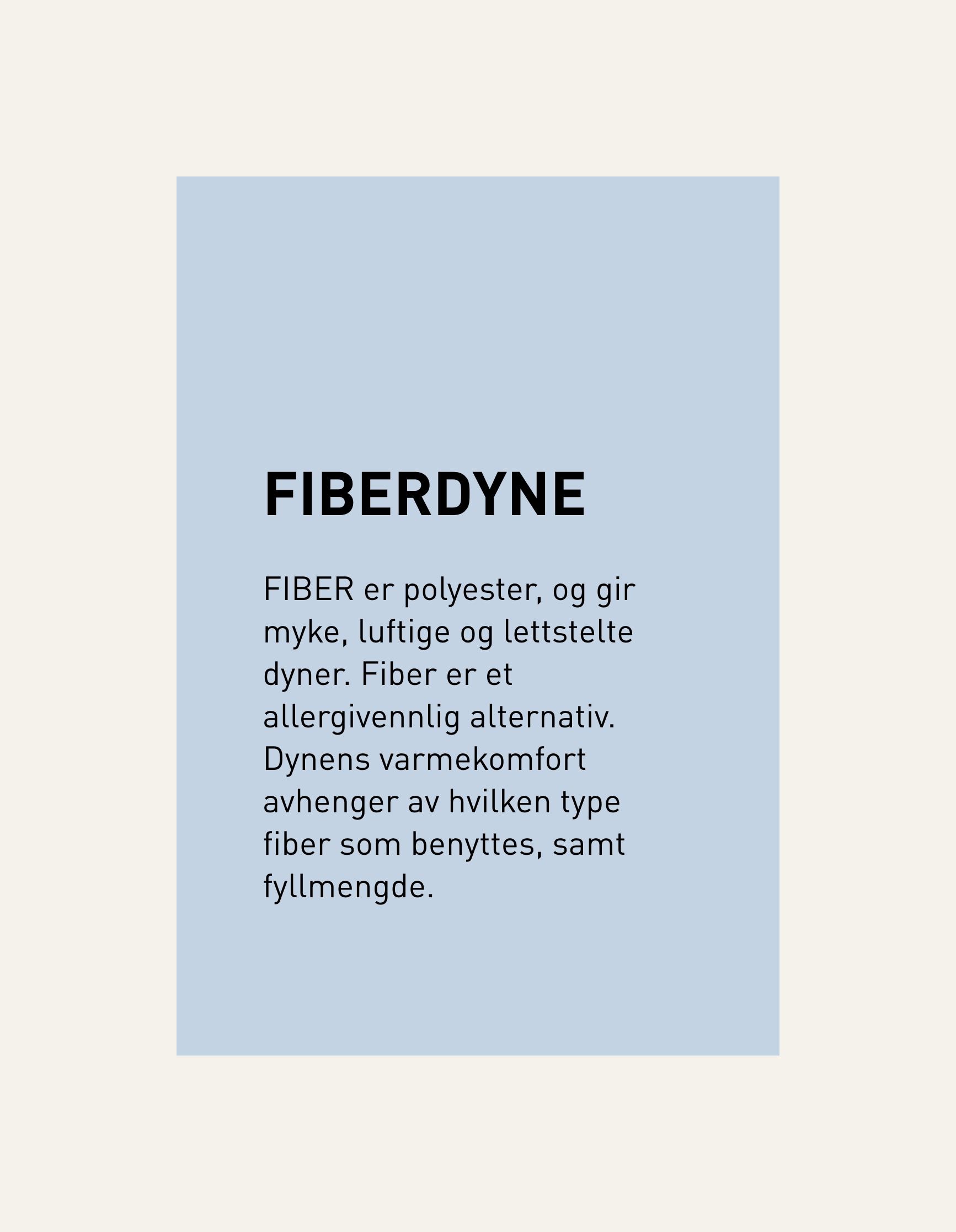 Helårs fiberdyne hvit - 6