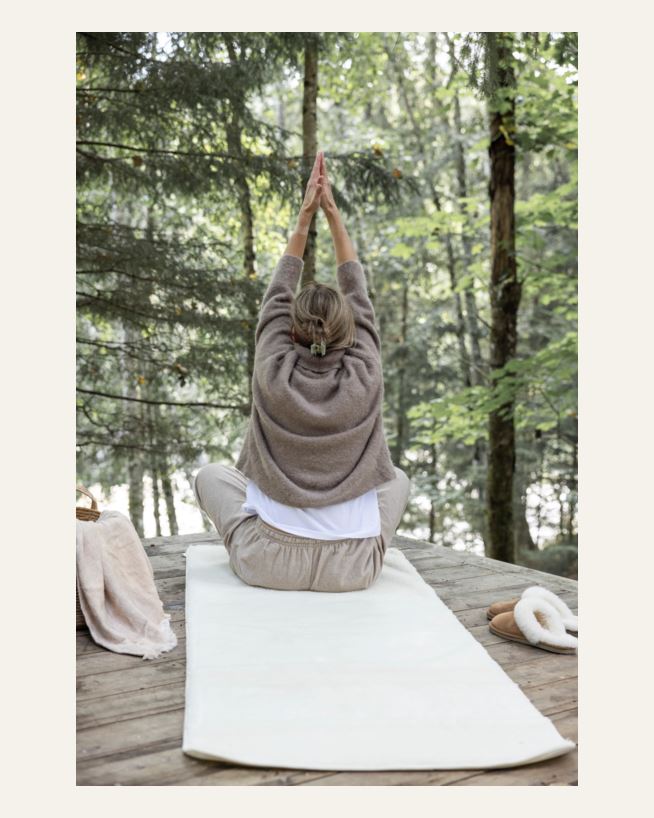 Yoga matte offwhite - 75x195 cm offwhite - 1