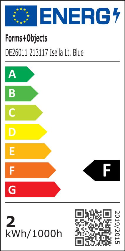 Led bordlampe lys blå - 6