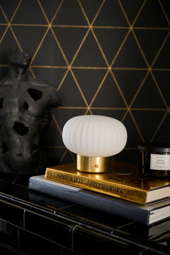 Led lampe messing - 2