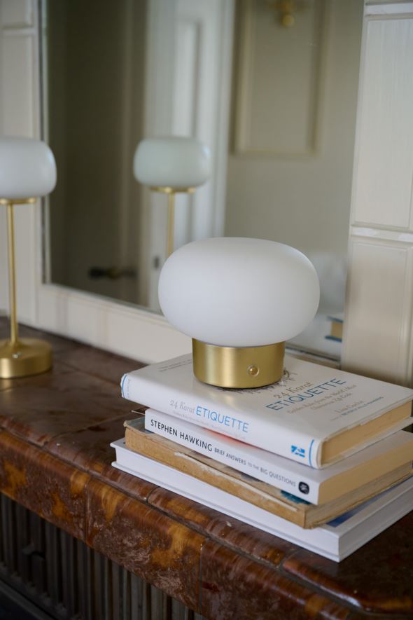 Led lampe messing - 2