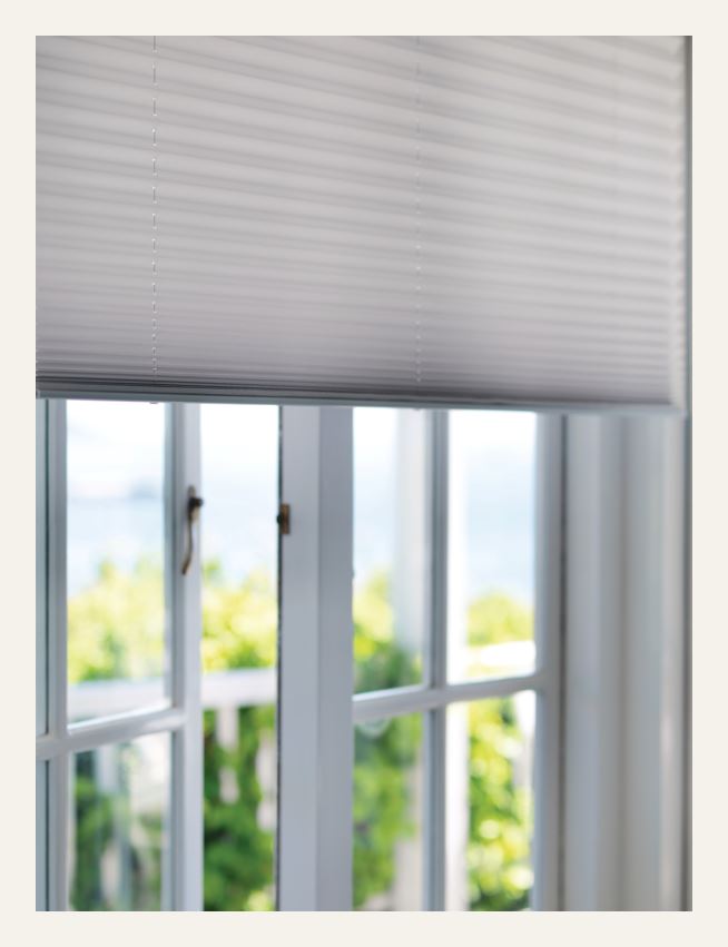 Lysfiltrerende plisségardin grå - 4