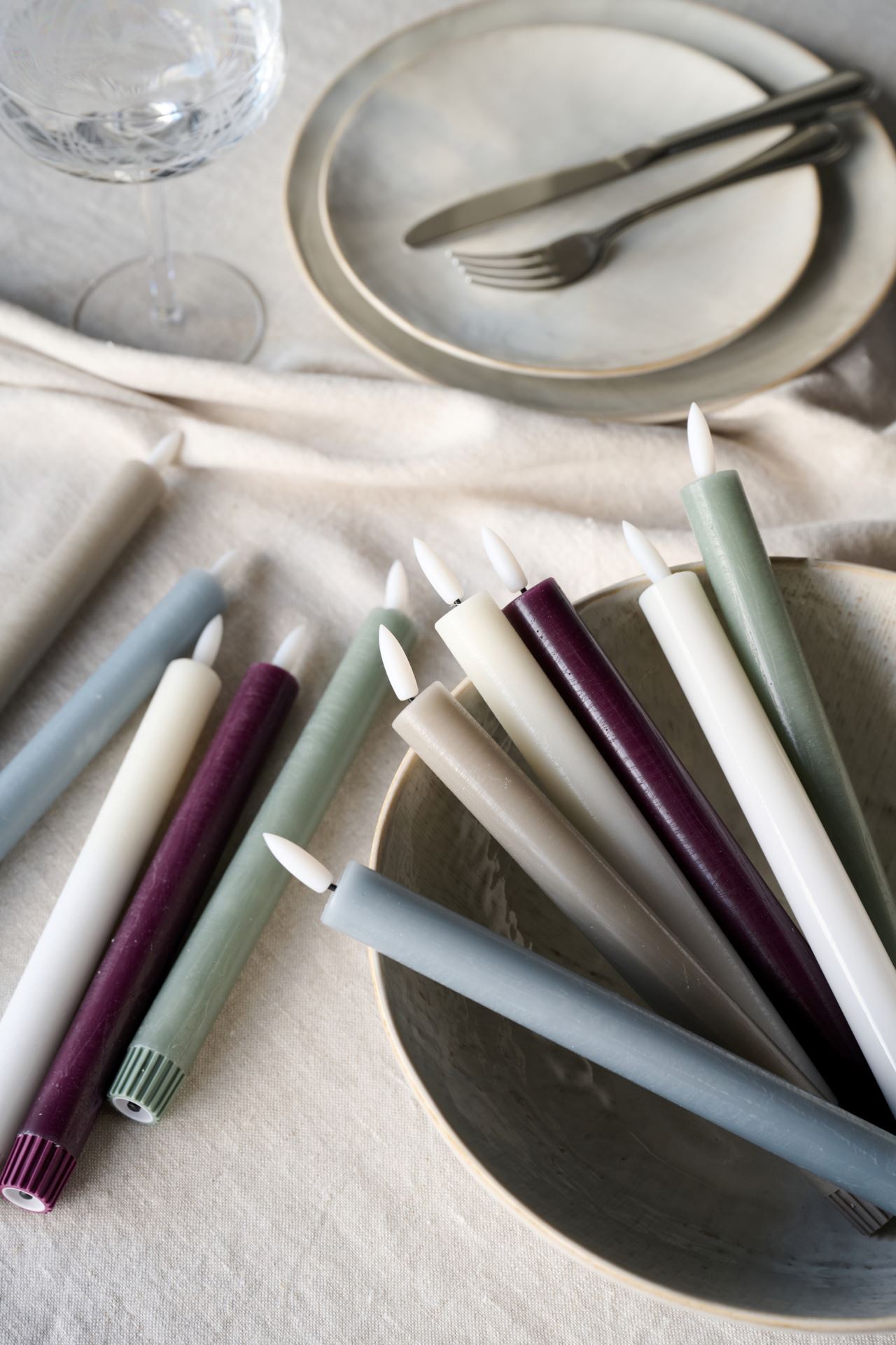 Led stakelys lys blå - 3