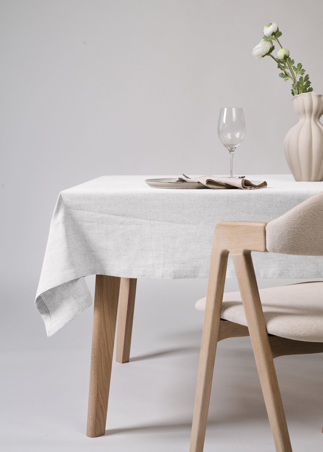 Linduk hvit - ø200 cm hvit - 1