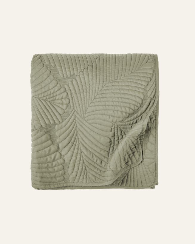 Sengeteppe olivengrønn - 150x240 cm olivengrønn - 1