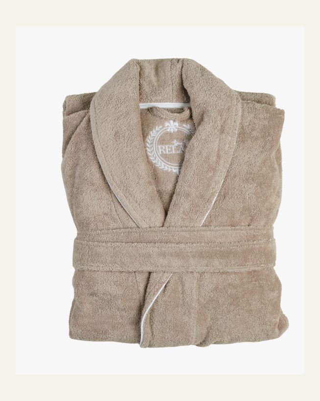 Badekåpe beige - M/L beige - 1