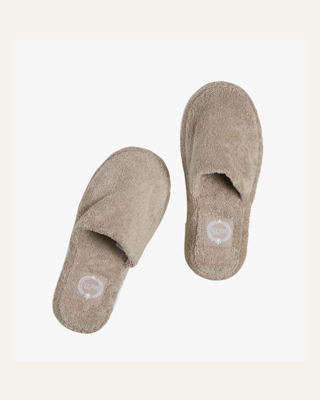 Tøfler beige - 37 beige - 1