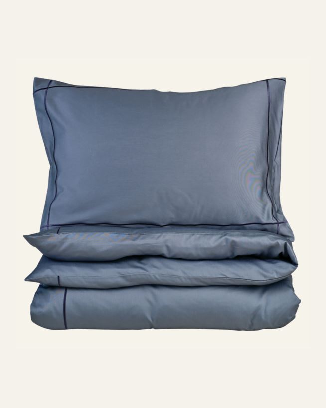 Sateng sengesett tåkeblå - 200x220 cm/50x70 cm tåkeblå - 1