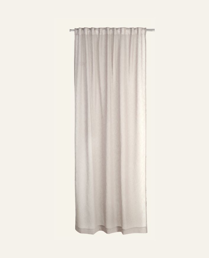 Gardin lys beige - 140x240cm 7cm lys beige - 1