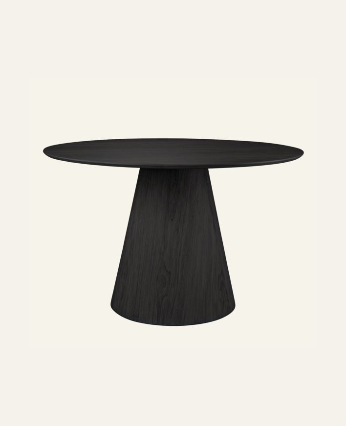 Spisebord svart - ø120 cm svart - 1