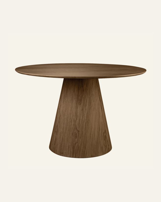 Spisebord brun - ø120 cm brun - 1