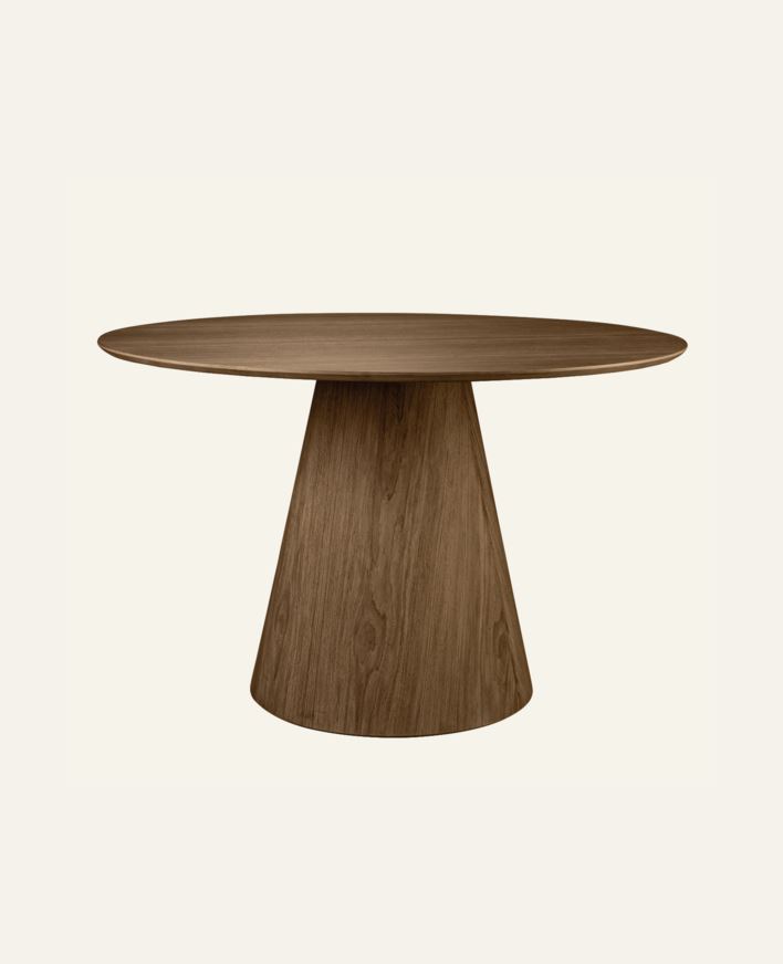 Spisebord brun - ø120 cm brun - 1