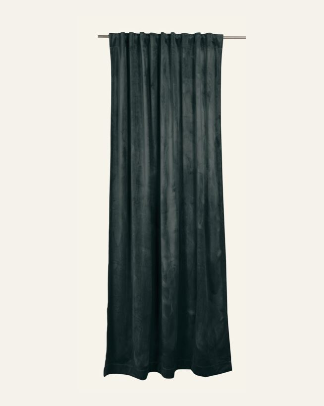 Gardin mørk grønn - 135x240cm 7cm mørk grønn - 1