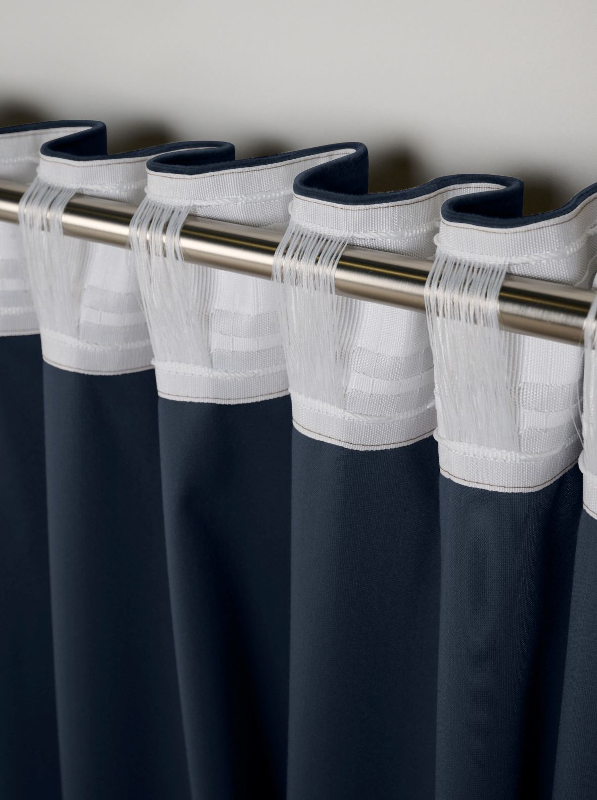 Gardin mørk blå - 5