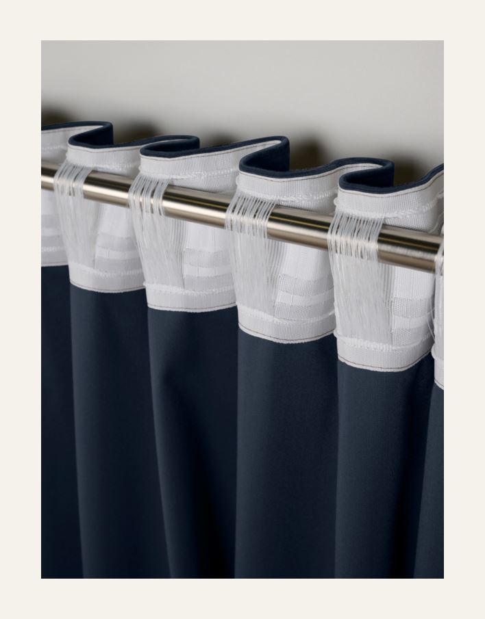 Gardin mørk blå - 5