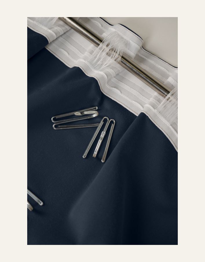 Gardin mørk blå - 6