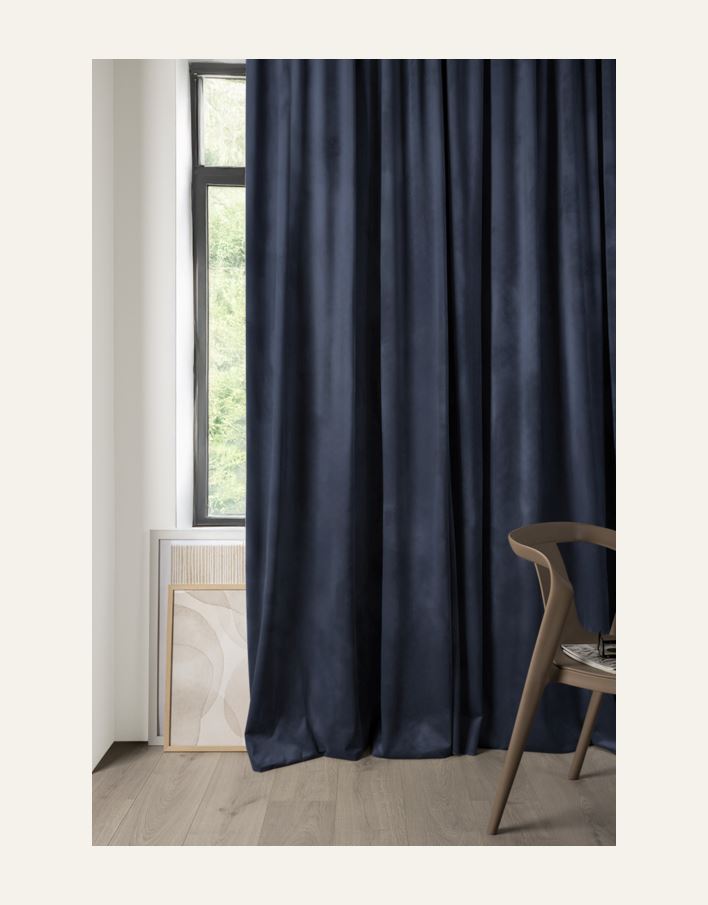 Gardin mørk blå - 8