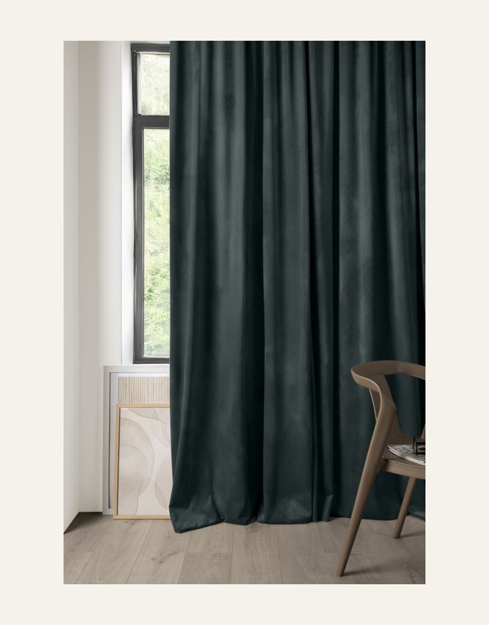 Gardin mørk grønn - 9