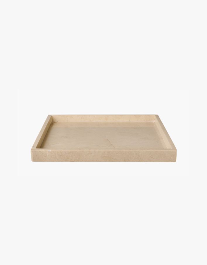 Lysfat beige - 23x23x3 cm beige - 1