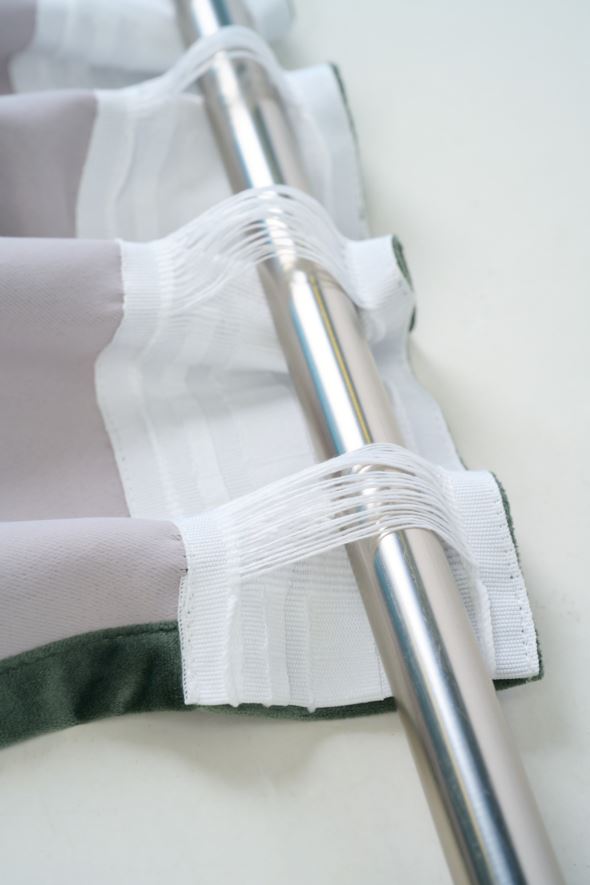 Lysdempende gardin grønn - 4