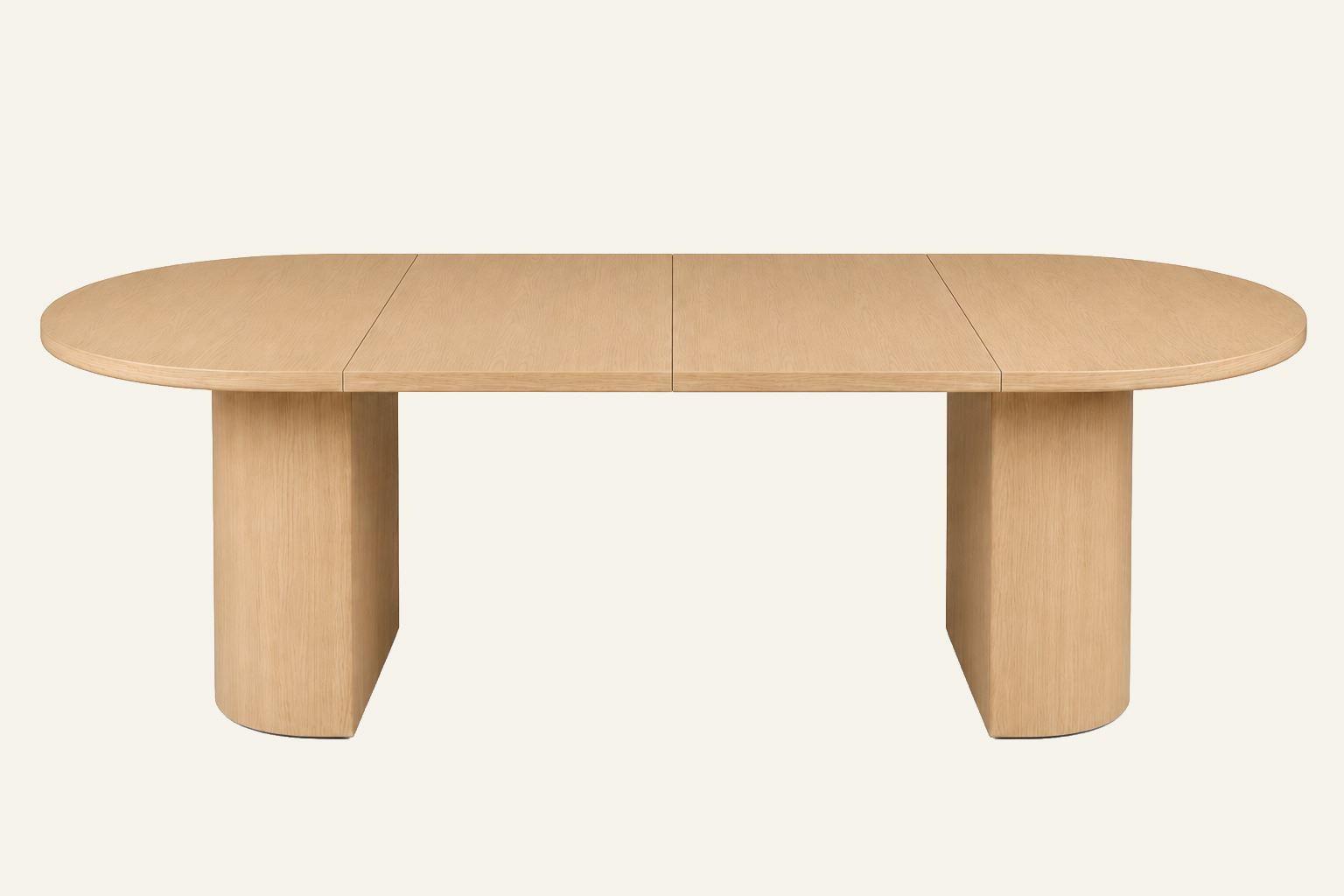 Spisebord natur - ø127 cm natur - 1