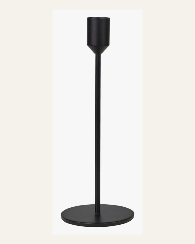 Lysestake svart - 7,8x7,8x21,8 cm svart - 1