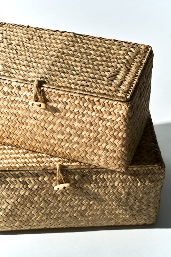 Oppbevaringskurv natur - 3