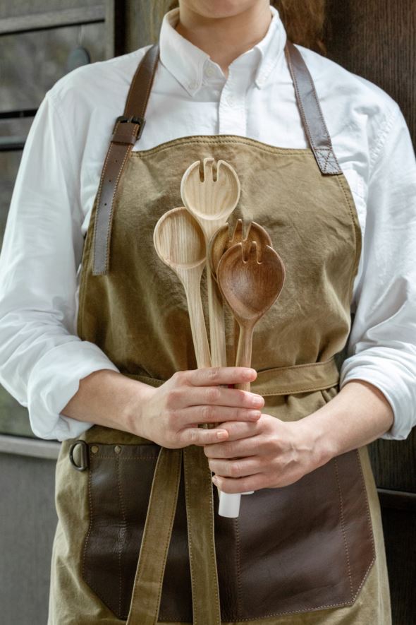 Salatbestikk brun - 3