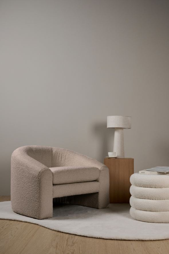 Loungestol taupe - 2