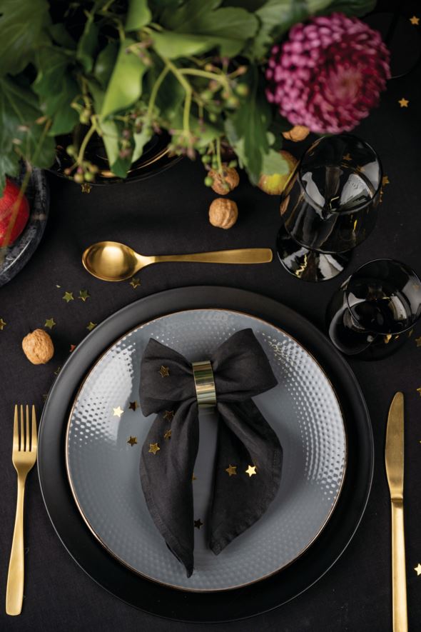 4 pk serviettringer gull - 2