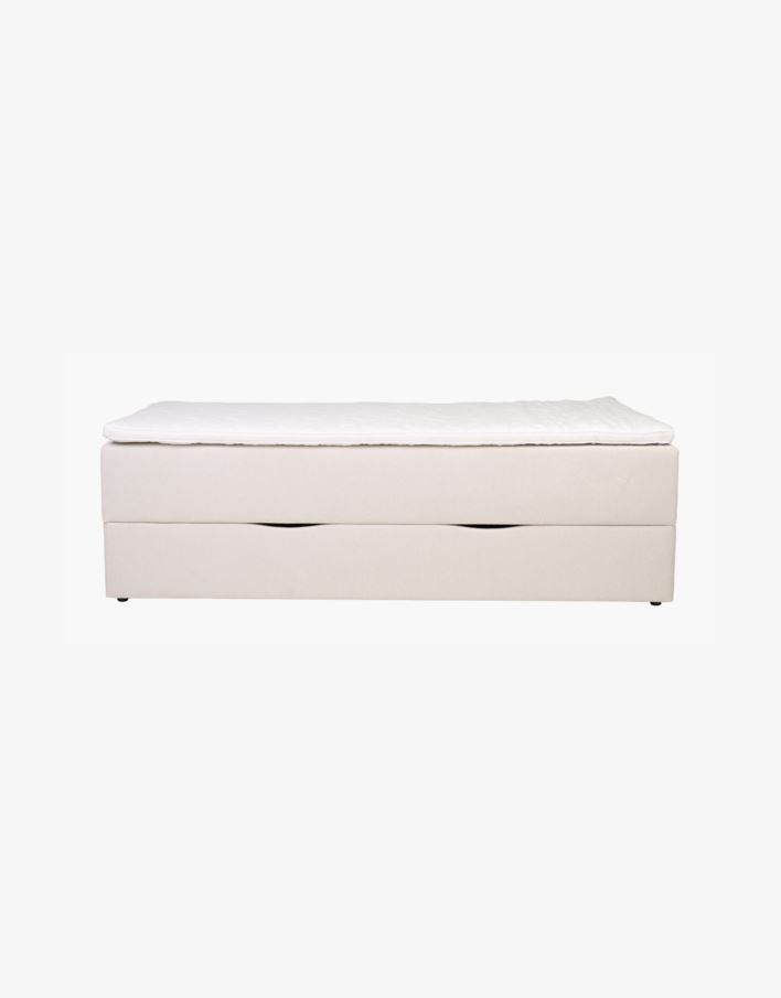 Seng med oppbevaring beige - 120x200x59 cm beige - 1