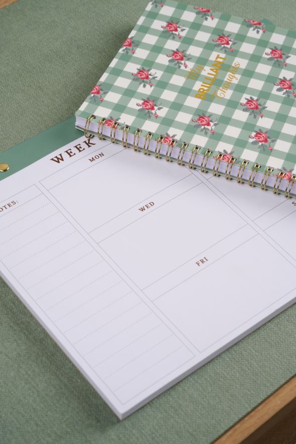 Ukeplanlegger olivengrønn - 2