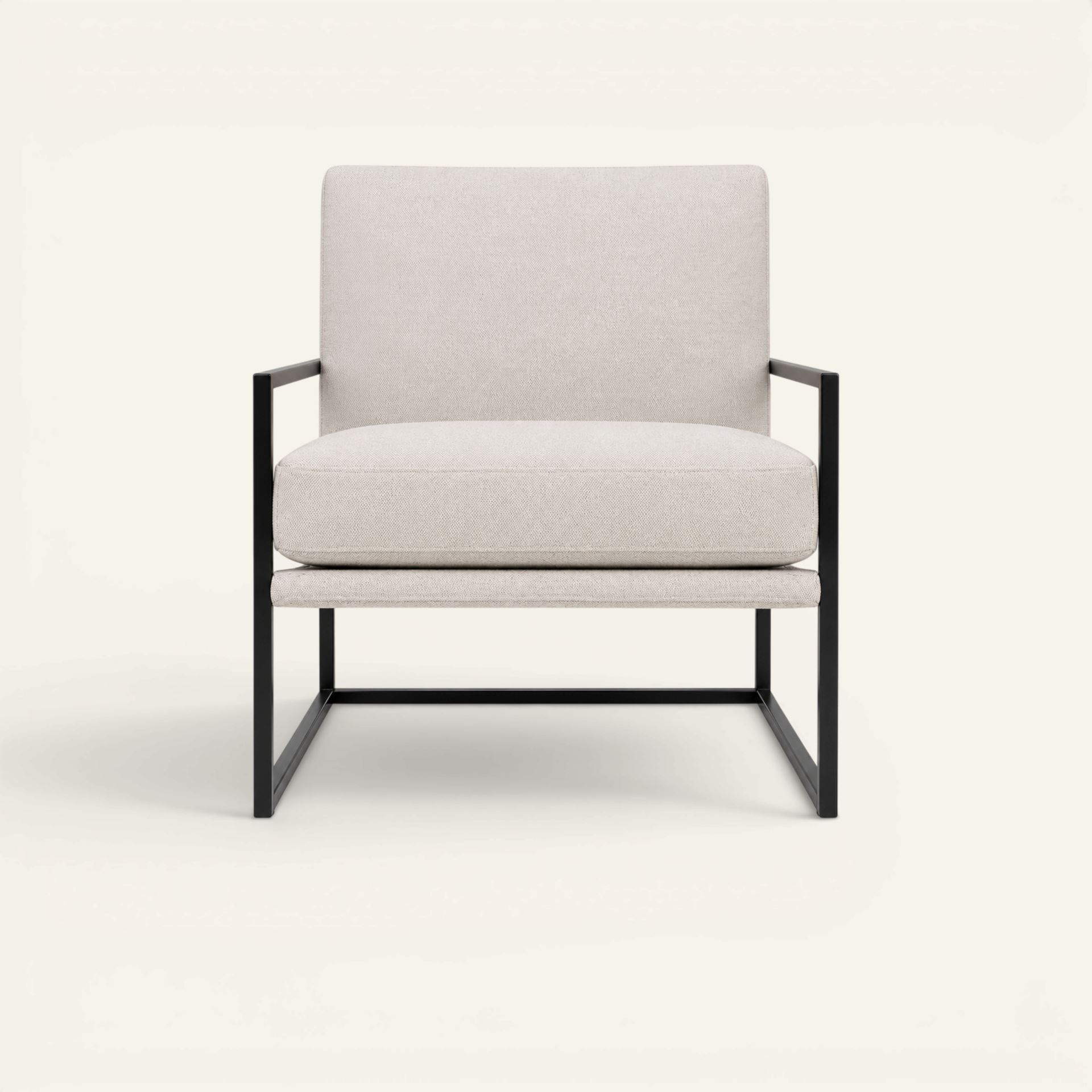 Loungestol natur - 66x86x78 cm natur - 1