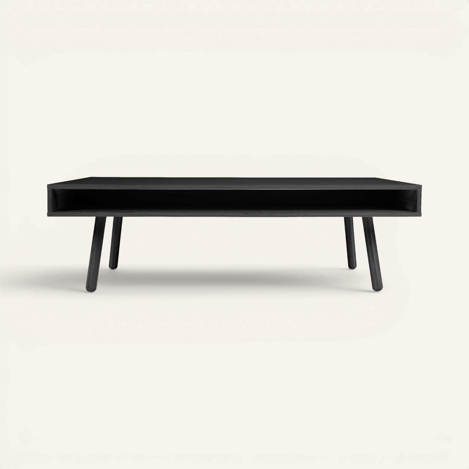 Sofabord svart - 70x130x48 cm svart - 1