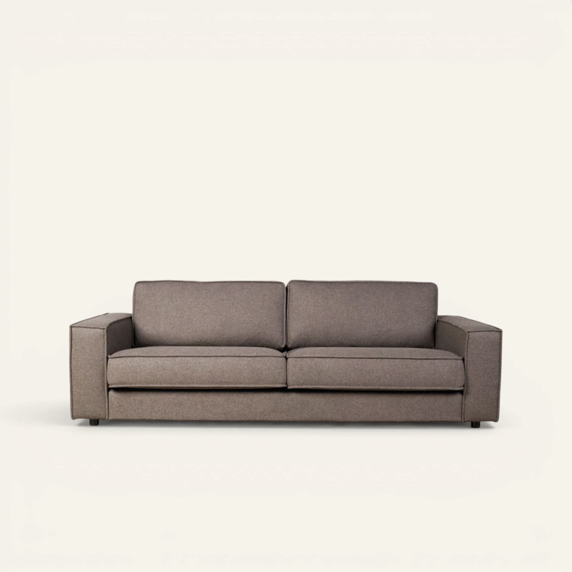 3 seter sofa brun - 222x95x79 cm brun - 1