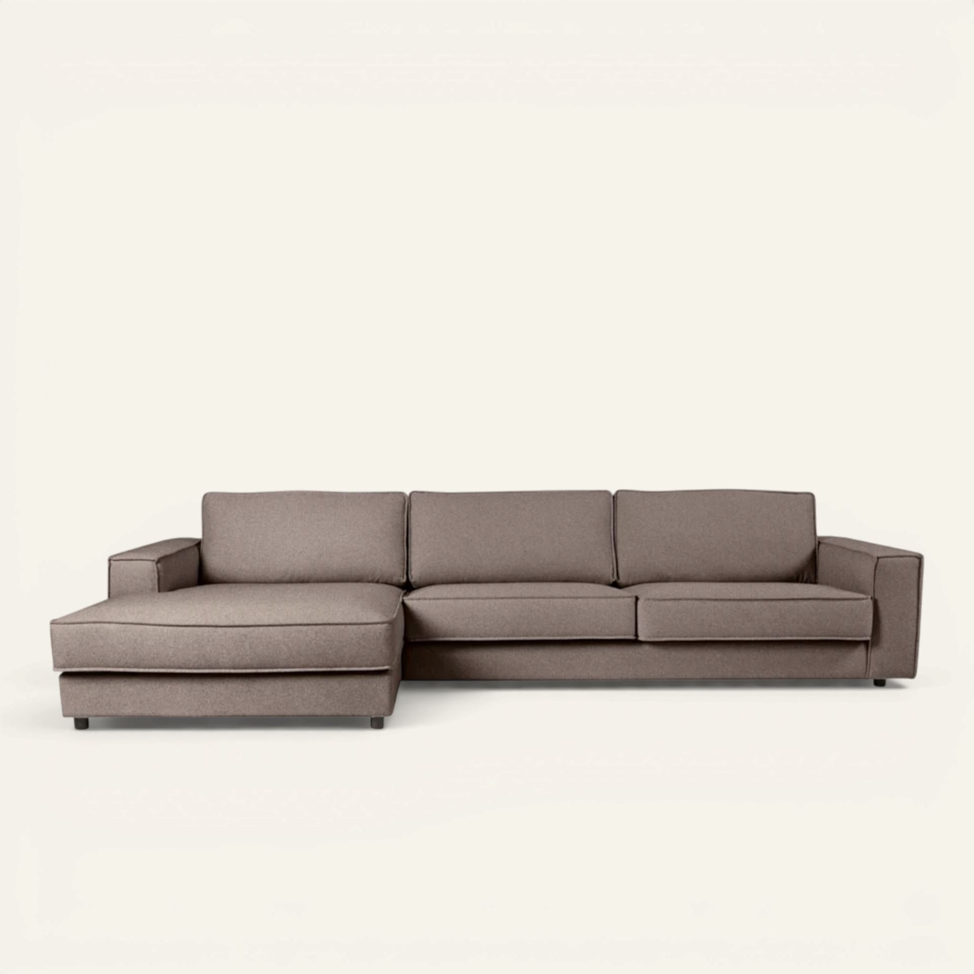 Sofa sjeselong venstre brun - 315x156x79 cm brun - 1