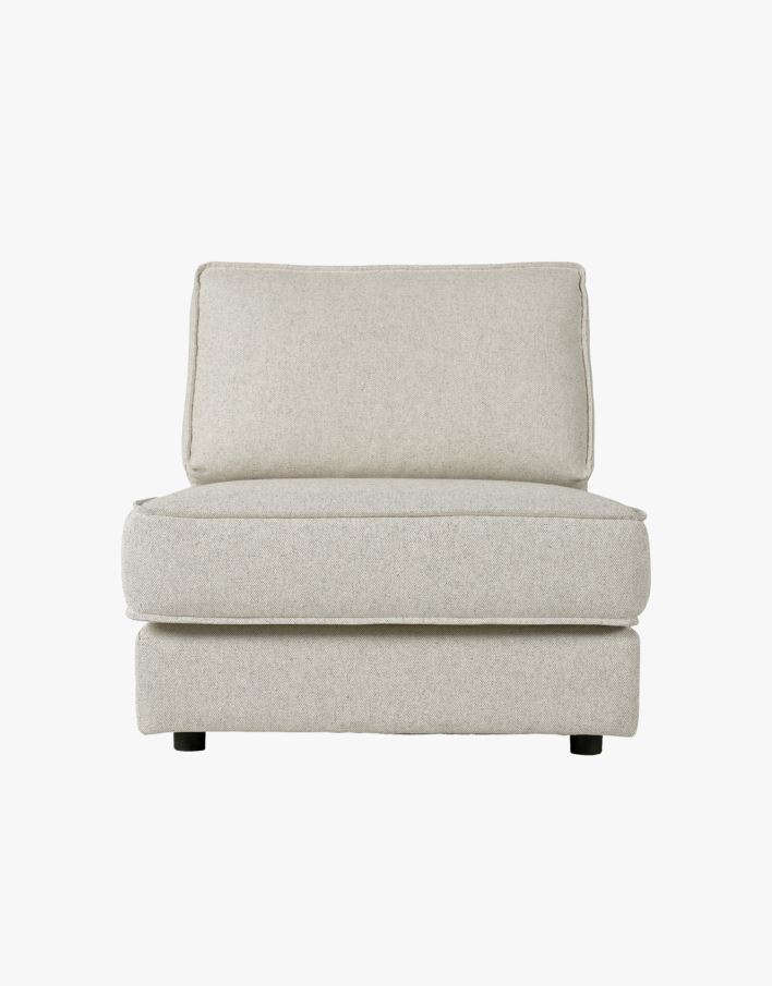 Olivia loungestol setetrekk pakke natur - 40x40x60 cm natur - 1
