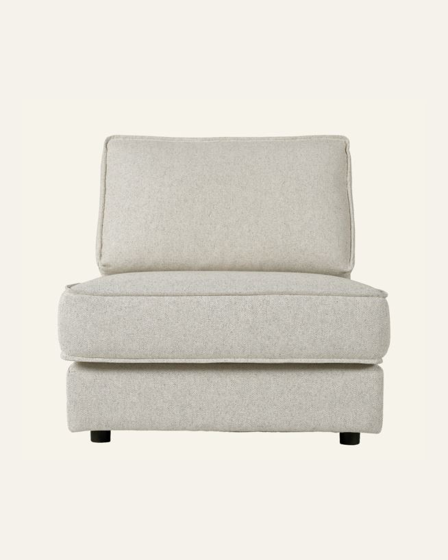 Loungestol natur - 74x95x79 cm natur - 1