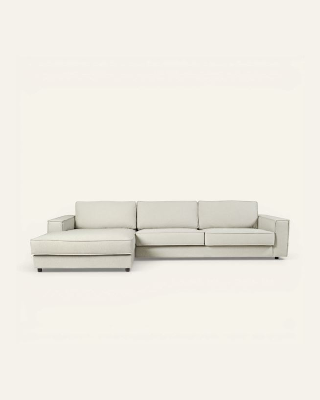 Sofa sjeselong venstre natur - 315x156x79 cm natur - 1