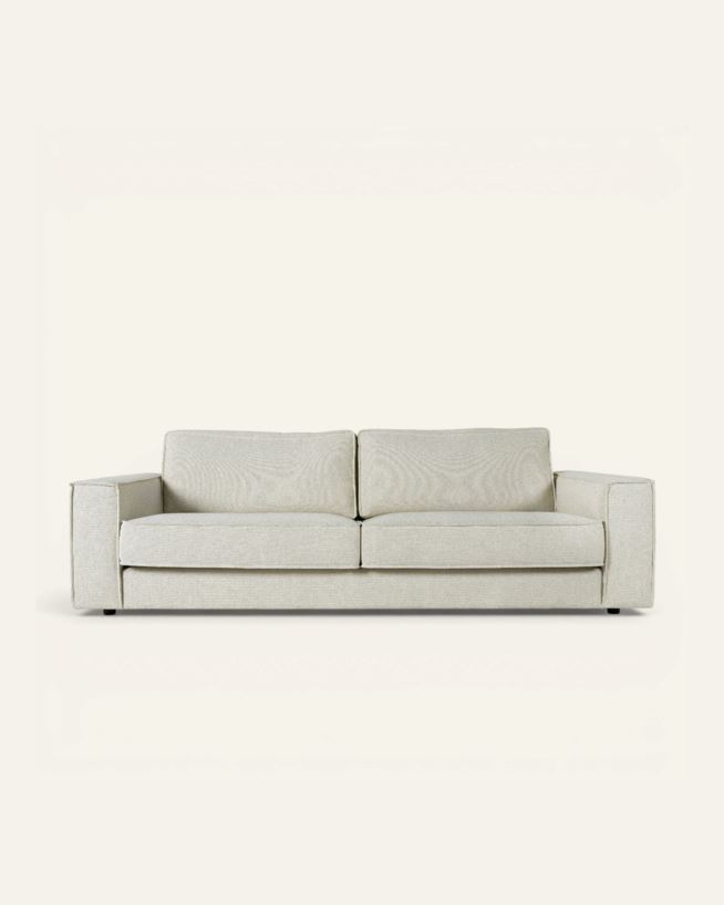 3 seter sofa natur - 222x95x79 cm natur - 1