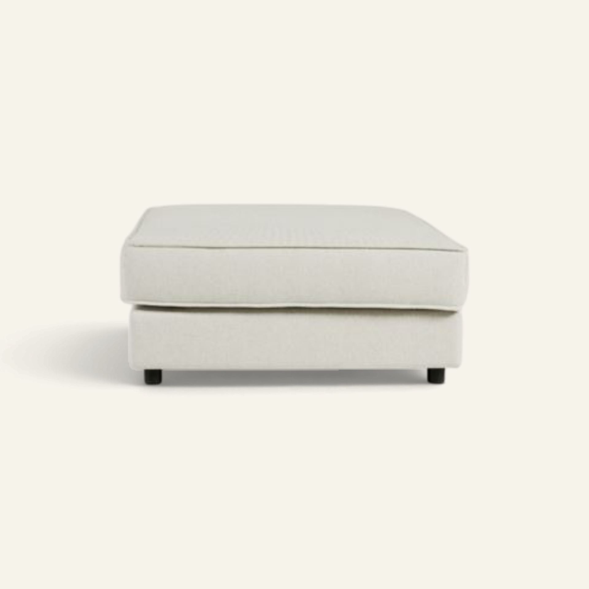 Puff natur - 90x90x40 cm natur - 1