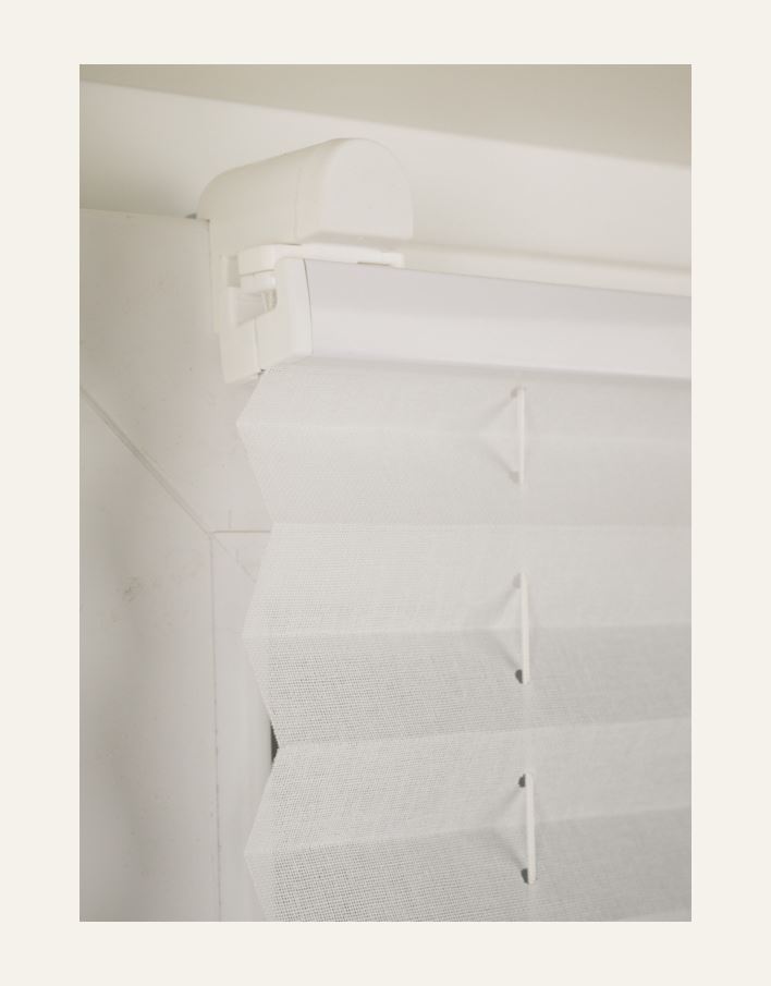 Premium opp&ned enkel plisségardin 25mm multi - 2