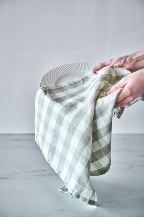 Kjøkkenhåndkle grønn - 2