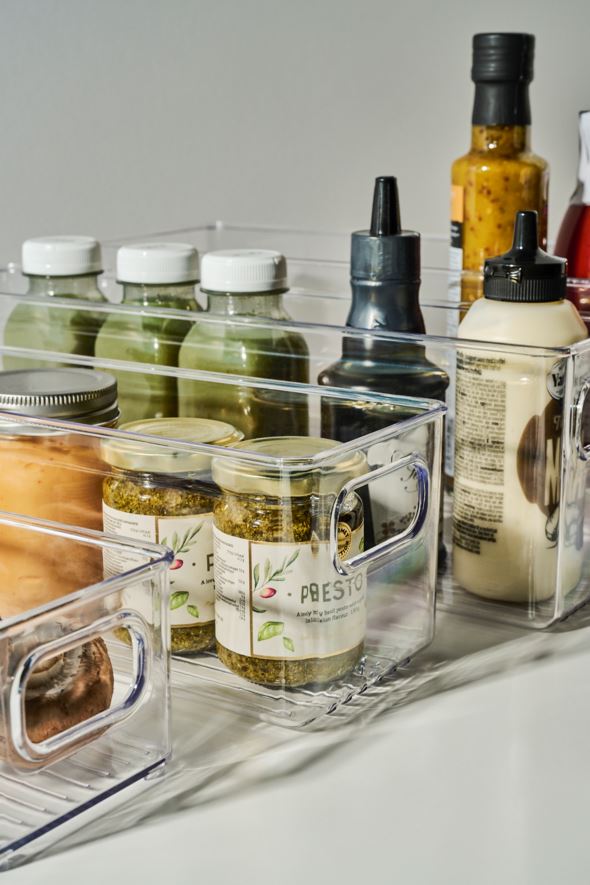 Stablebar oppbevaringsboks transparent - 2