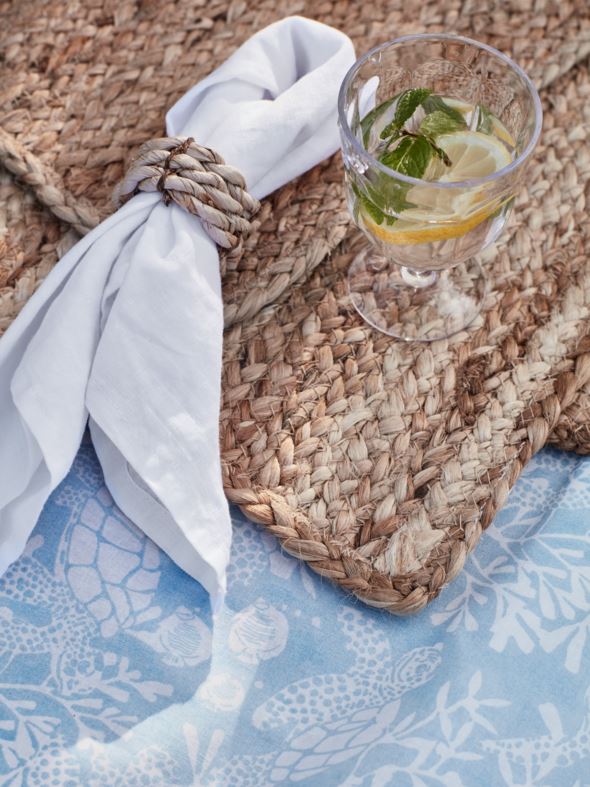 Linserviett hvit - 3